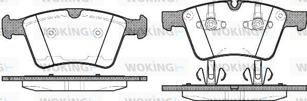 Woking P12703.00 - Komplet Pločica, disk-kočnica www.molydon.hr