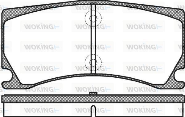 Woking P12783.00 - Komplet Pločica, disk-kočnica www.molydon.hr