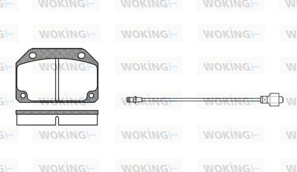 Woking P1273.02 - Komplet Pločica, disk-kočnica www.molydon.hr