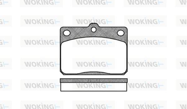 Woking P1793.40 - Komplet Pločica, disk-kočnica www.molydon.hr