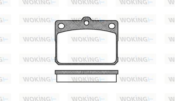 Woking P1793.20 - Komplet Pločica, disk-kočnica www.molydon.hr