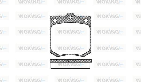 Woking P1743.00 - Komplet Pločica, disk-kočnica www.molydon.hr