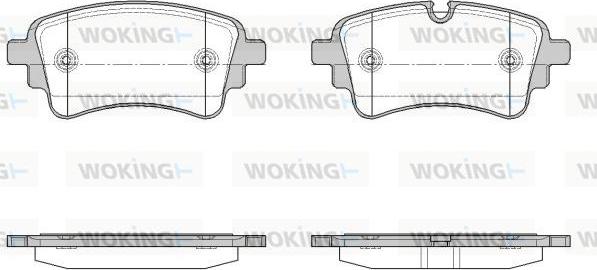 Woking P17693.10 - Komplet Pločica, disk-kočnica www.molydon.hr