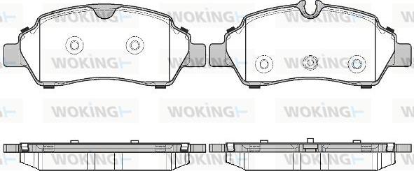 Woking P17053.00 - Komplet Pločica, disk-kočnica www.molydon.hr