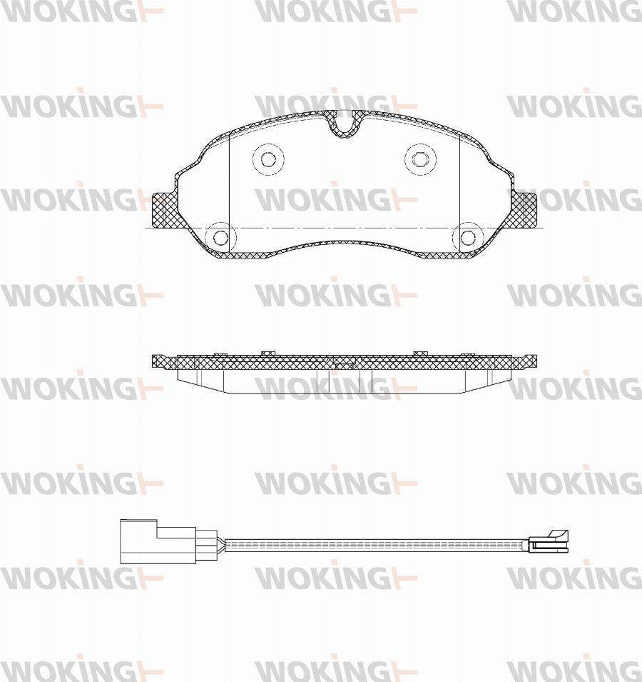 Woking P17023.12 - Komplet Pločica, disk-kočnica www.molydon.hr