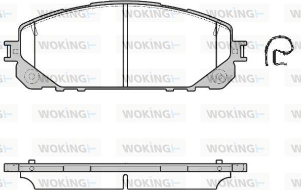 Woking P17133.00 - Komplet Pločica, disk-kočnica www.molydon.hr