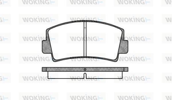 Woking P1783.00 - Komplet Pločica, disk-kočnica www.molydon.hr