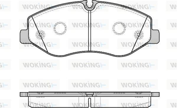 Woking P17233.00 - Komplet Pločica, disk-kočnica www.molydon.hr