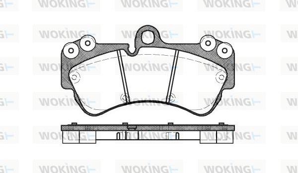 Woking P8943.00 - Komplet Pločica, disk-kočnica www.molydon.hr