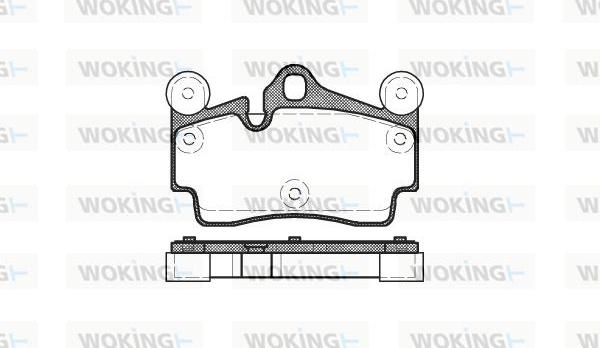 Woking P8963.00 - Komplet Pločica, disk-kočnica www.molydon.hr