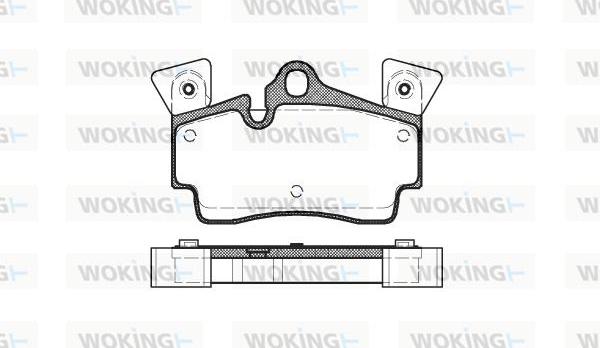 Woking P8963.10 - Komplet Pločica, disk-kočnica www.molydon.hr