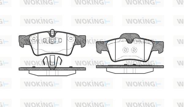 Woking P8913.10 - Komplet Pločica, disk-kočnica www.molydon.hr