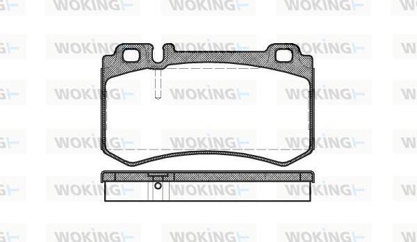 Woking P8933.00 - Komplet Pločica, disk-kočnica www.molydon.hr