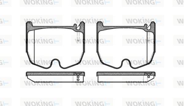 Woking P8923.00 - Komplet Pločica, disk-kočnica www.molydon.hr