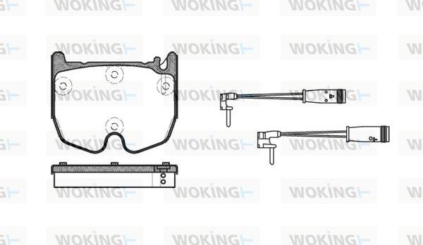 Woking P8923.02 - Komplet Pločica, disk-kočnica www.molydon.hr