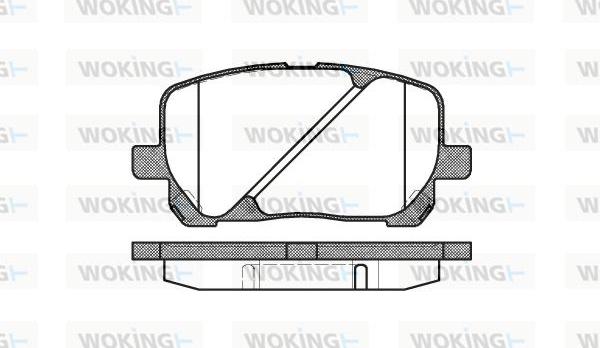 Woking P8543.00 - Komplet Pločica, disk-kočnica www.molydon.hr