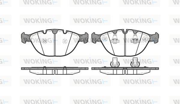 Woking P8583.00 - Komplet Pločica, disk-kočnica www.molydon.hr