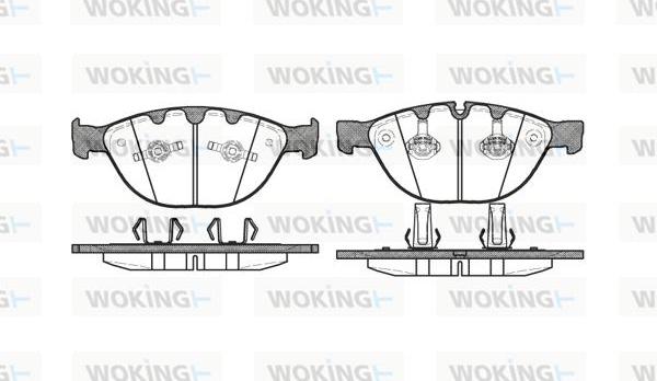 Woking P8583.10 - Komplet Pločica, disk-kočnica www.molydon.hr