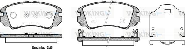 Woking P8533.22 - Komplet Pločica, disk-kočnica www.molydon.hr