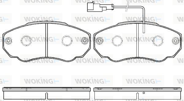 Woking P8603.21 - Komplet Pločica, disk-kočnica www.molydon.hr