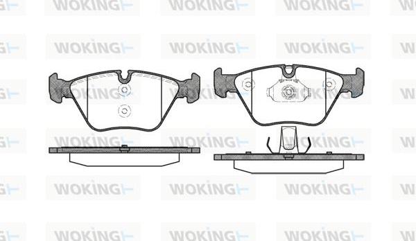 Woking P8633.00 - Komplet Pločica, disk-kočnica www.molydon.hr