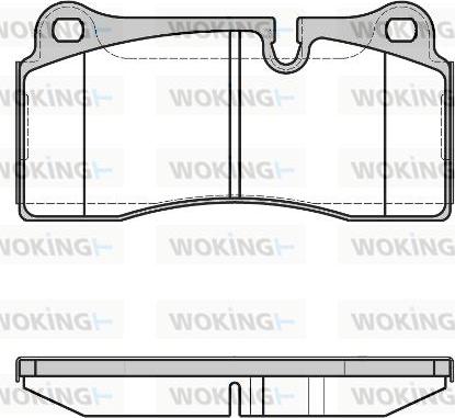 Woking P8833.40 - Komplet Pločica, disk-kočnica www.molydon.hr