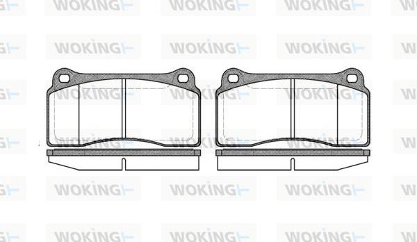 Woking P8833.00 - Komplet Pločica, disk-kočnica www.molydon.hr