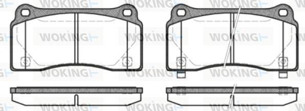 Woking P8833.30 - Komplet Pločica, disk-kočnica www.molydon.hr