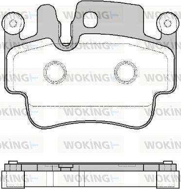 Woking P8823.10 - Komplet Pločica, disk-kočnica www.molydon.hr