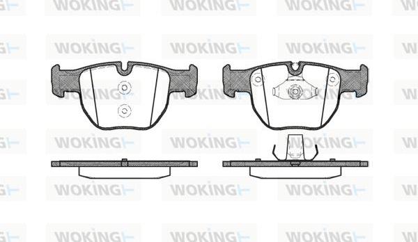 Woking P8793.00 - Komplet Pločica, disk-kočnica www.molydon.hr