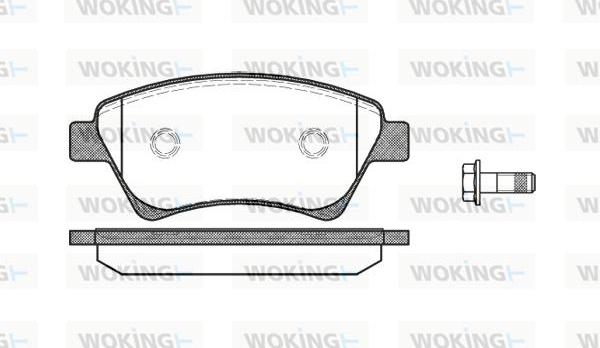 Woking P8763.00 - Komplet Pločica, disk-kočnica www.molydon.hr