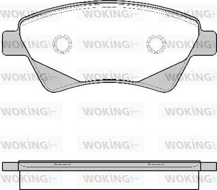 Woking P8763.20 - Komplet Pločica, disk-kočnica www.molydon.hr