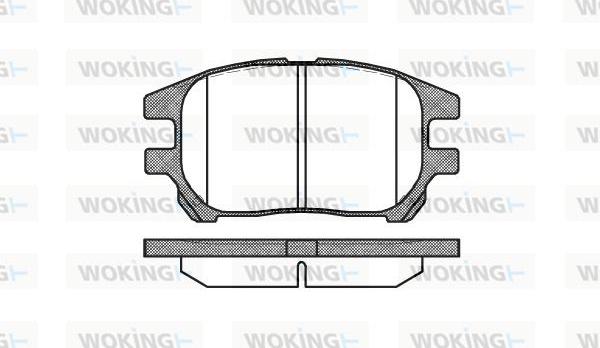 Woking P8723.00 - Komplet Pločica, disk-kočnica www.molydon.hr