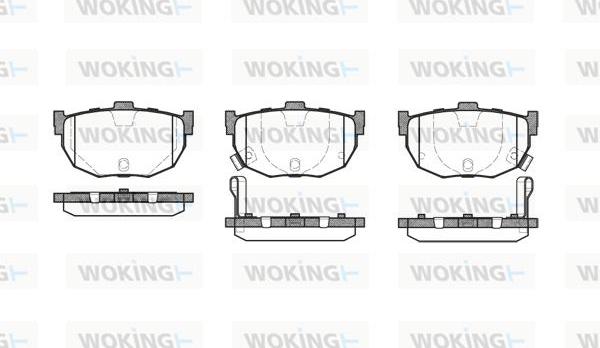 Woking P3943.22 - Komplet Pločica, disk-kočnica www.molydon.hr