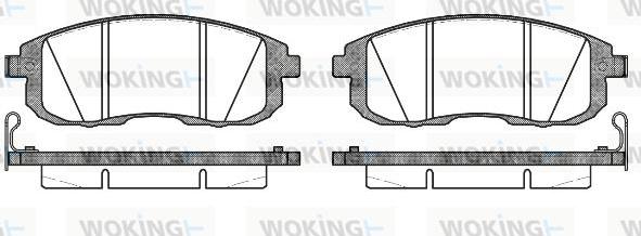 Woking P3933.14 - Komplet Pločica, disk-kočnica www.molydon.hr