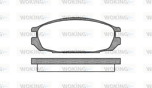 Woking P3923.00 - Komplet Pločica, disk-kočnica www.molydon.hr