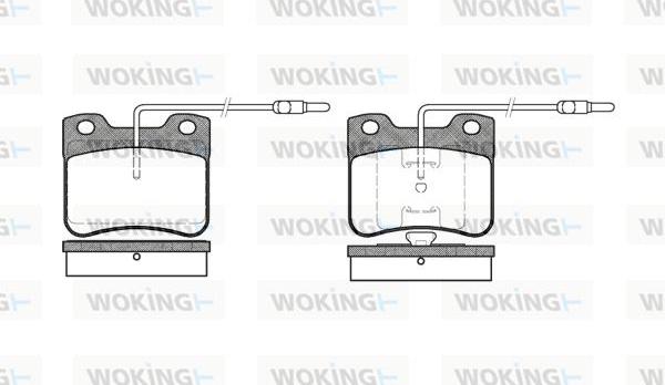 Woking P3473.04 - Komplet Pločica, disk-kočnica www.molydon.hr