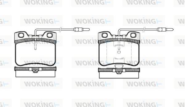 Woking P3473.14 - Komplet Pločica, disk-kočnica www.molydon.hr