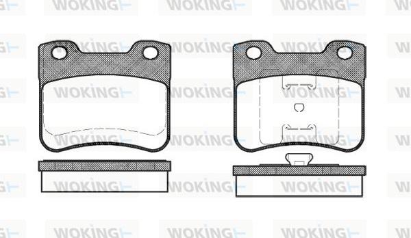 Woking P3473.10 - Komplet Pločica, disk-kočnica www.molydon.hr