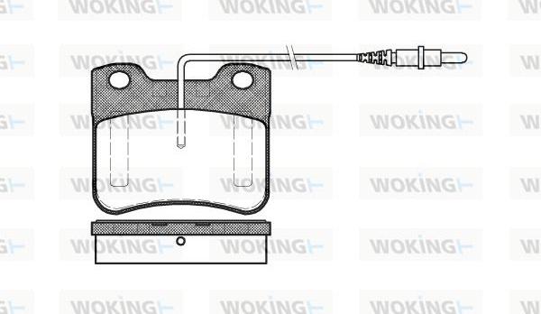 Woking P3473.24 - Komplet Pločica, disk-kočnica www.molydon.hr