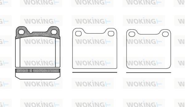 Woking P3573.20 - Komplet Pločica, disk-kočnica www.molydon.hr