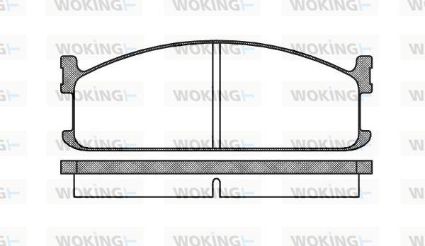 Woking P3043.00 - Komplet Pločica, disk-kočnica www.molydon.hr