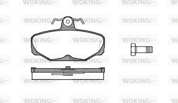 Woking P3053.00 - Komplet Pločica, disk-kočnica www.molydon.hr