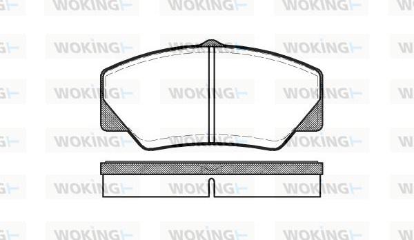 Woking P3063.00 - Komplet Pločica, disk-kočnica www.molydon.hr