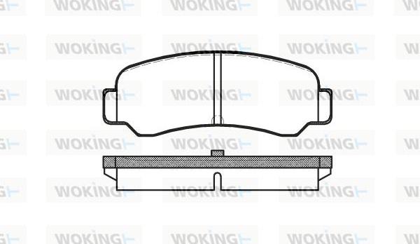 Woking P3003.00 - Komplet Pločica, disk-kočnica www.molydon.hr