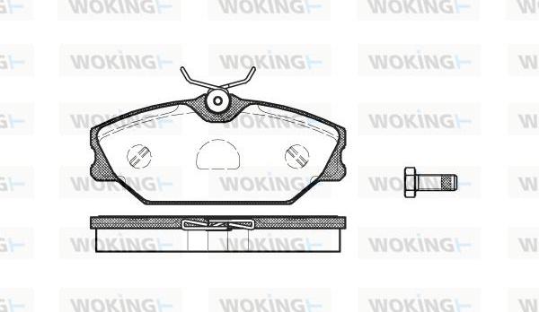 Woking P3083.00 - Komplet Pločica, disk-kočnica www.molydon.hr