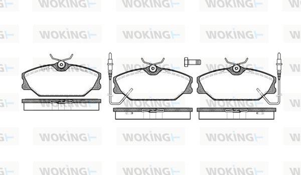 Woking P3083.02 - Komplet Pločica, disk-kočnica www.molydon.hr