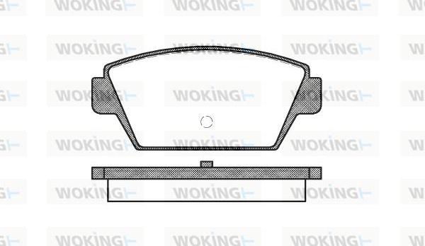 Woking P3153.00 - Komplet Pločica, disk-kočnica www.molydon.hr