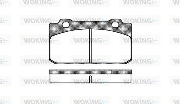 Woking P3103.00 - Komplet Pločica, disk-kočnica www.molydon.hr