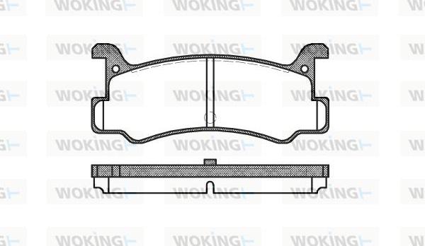 Woking P3133.00 - Komplet Pločica, disk-kočnica www.molydon.hr